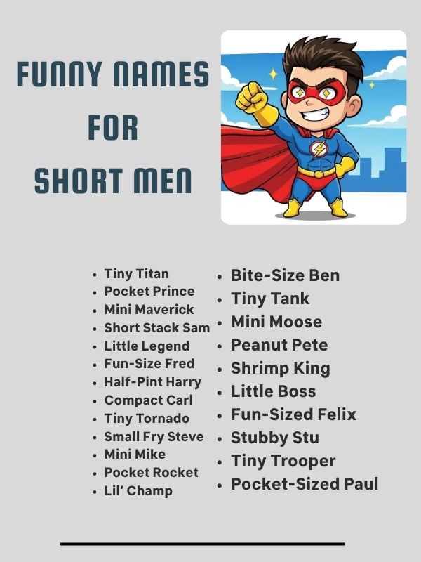 Funny Names for Short Men