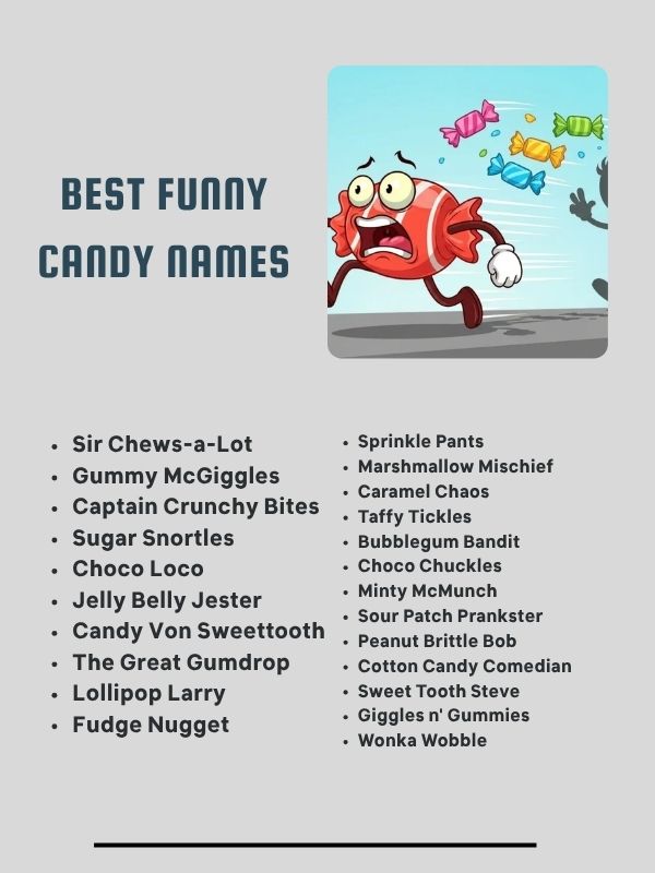 Best Funny Candy Names