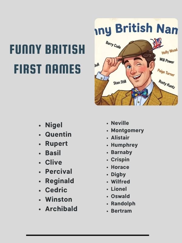 Funny British First Names