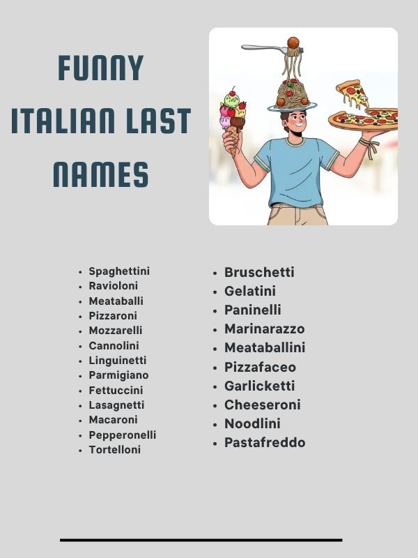 Funny Italian Last Names