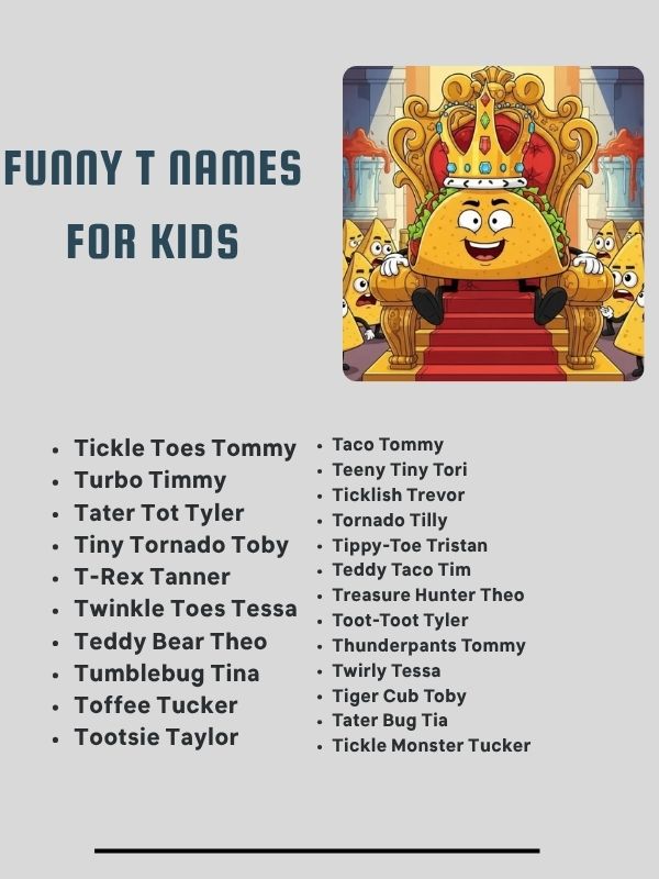 Funny T Names for Kids