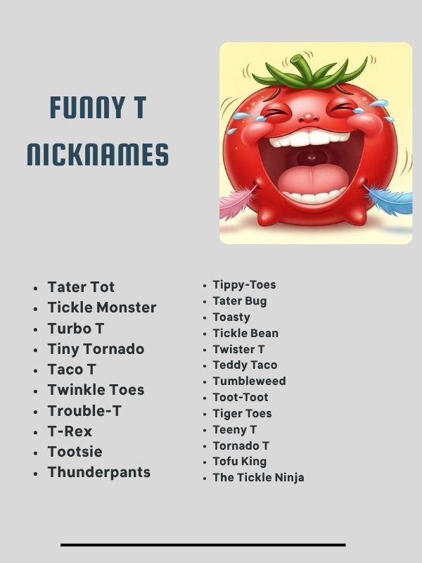 Funny T Nicknames